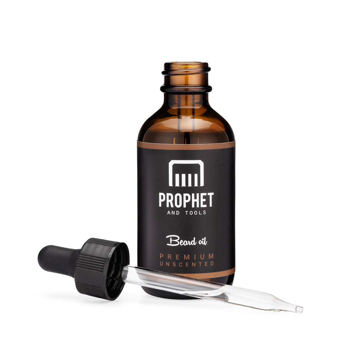 unscented beard oil with dropper