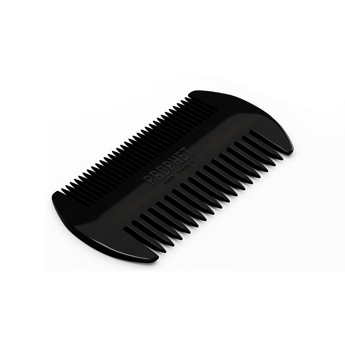 double sided black beard comb