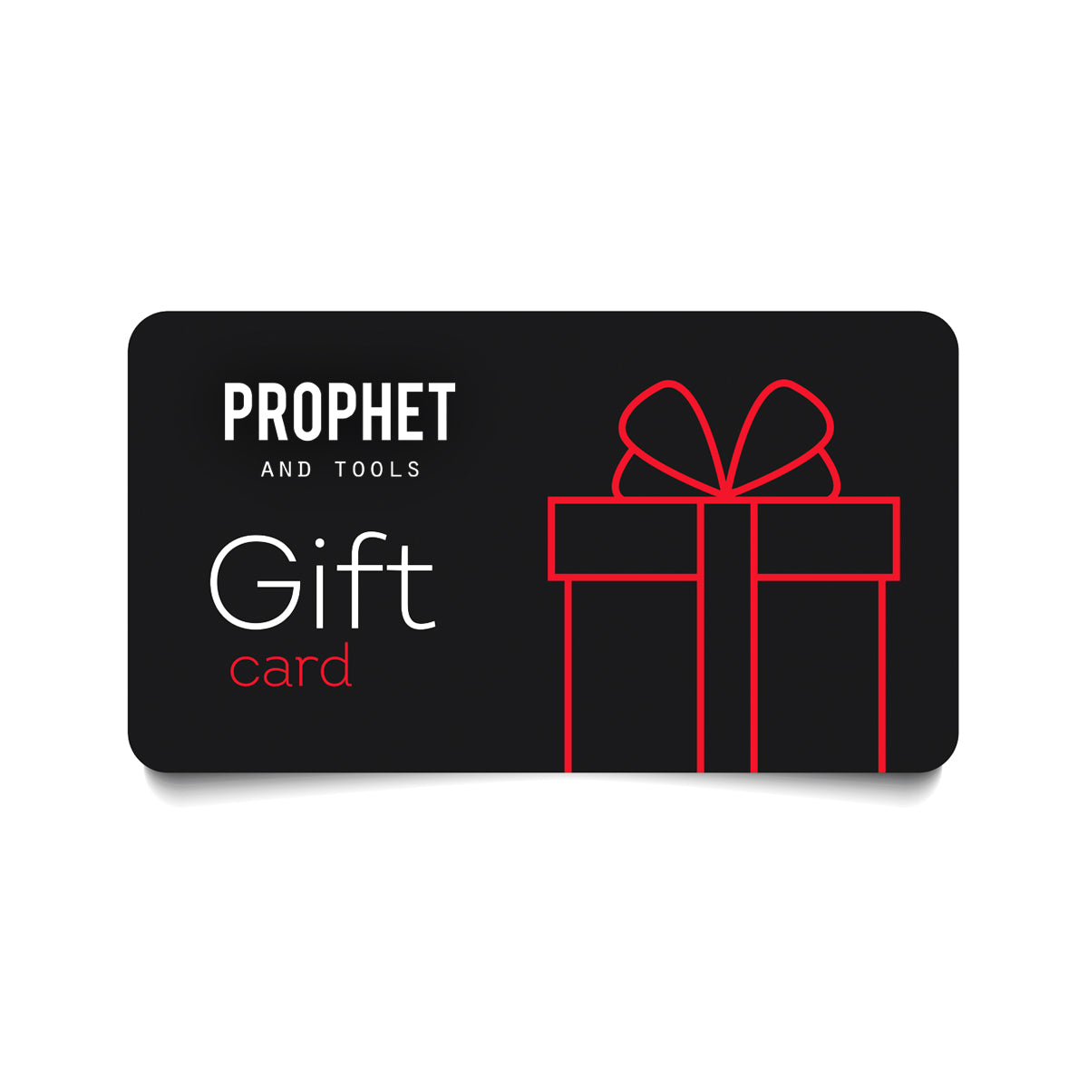 prophet and tools online store gift card